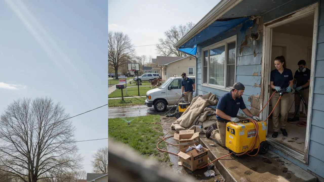 Basement Flood Cleanup in Burlington, NJ near me